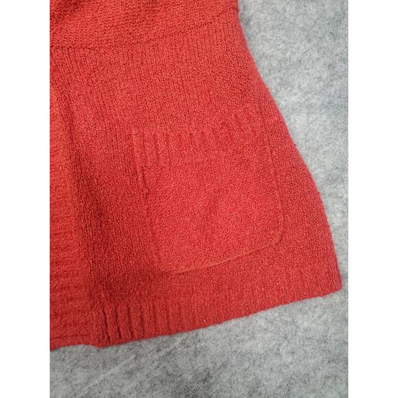 Christopher & Banks Women's M Red Short Sleeve One Button Sailor Collar Cardigan - Picture 6 of 8